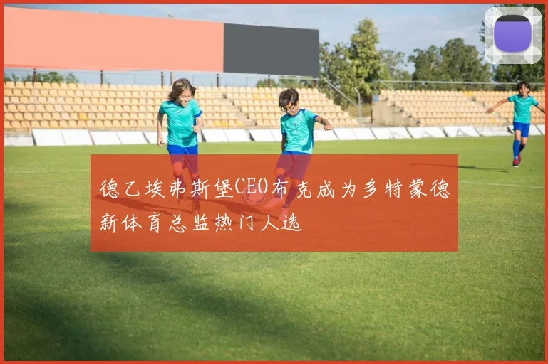 德乙埃弗斯堡CEO布克成为多特蒙德新体育总监热门人选
