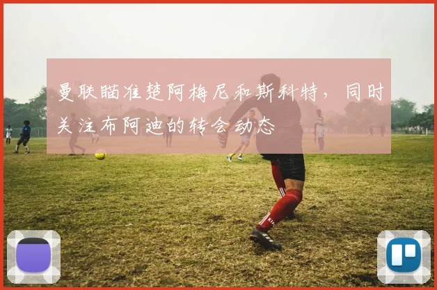 曼联瞄准楚阿梅尼和斯科特，同时关注布阿迪的转会动态